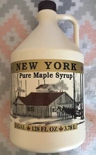  NY 100% Pure Maple Syrup -Gallon-Grade A-Dark Robust 