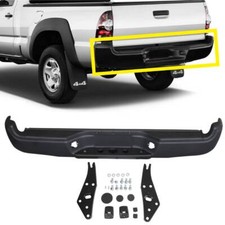 New Steel Complete Black Rear Bumper Assembly Fits 2005-2015 Tacoma 05-15 Sr5
