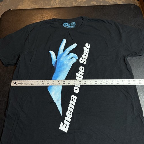 Adult XL Blink-182 Enema Of The State 20th Anniversary Glove T-Shirt Pop Punk - Picture 4 of 6
