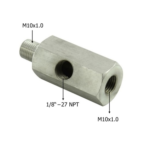 M10x1,0 auf 1/8" NPT Port Adapter Öldruckgeber Öldruckschalter Öldruck Sensor - Bild 5 von 5