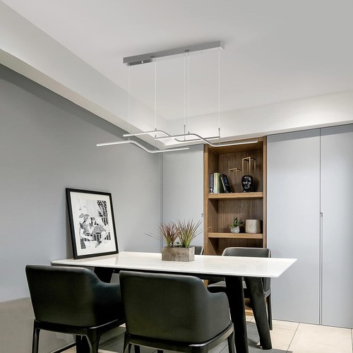 Modern Creative Chandelier LED Pendant Light Metal Dinner Table Kitchen Island - Picture 10 of 16