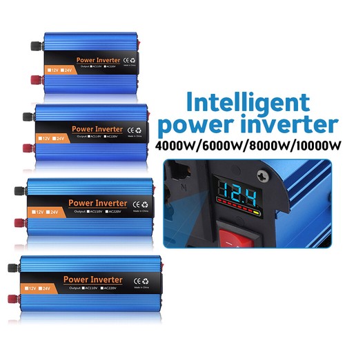 Car Power Inverter 4000W-10000W DC 12/24V To AC 220V Pure Sine Wave Converter - Picture 5 of 19
