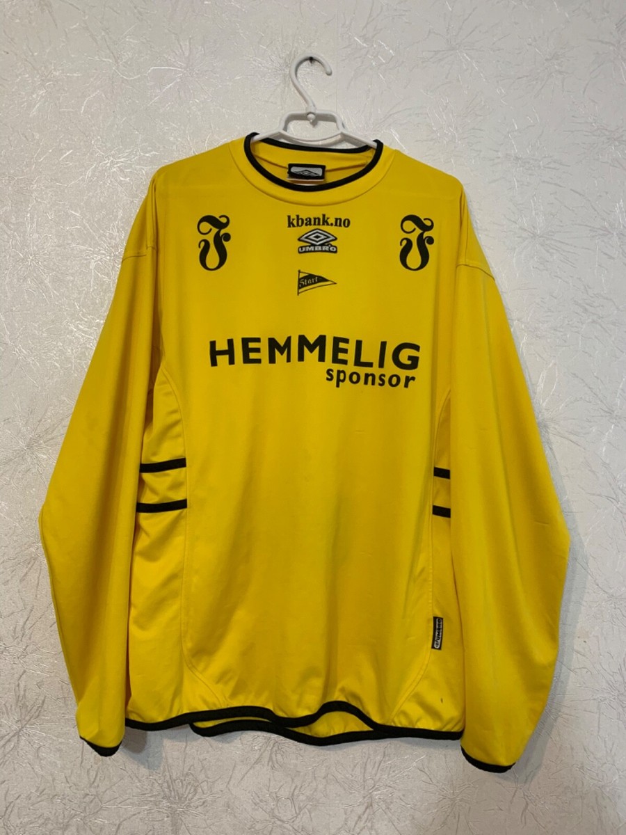 Maillot Domicile IK Start Norvège – Saison 15/16 – Umbro – Taille S – Manches Longues – Très Bon État