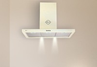 Gurari Gch 461 Bg 9 Dunstabzugshaube 90 Cm 1000M³/H Wandhaube Creme Abzugshaube
