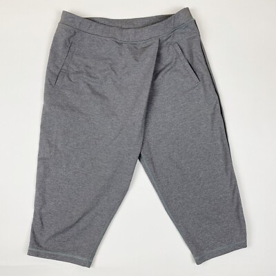 Lululemon Retreat Yogi Crop Wrap Front Pockets Legging Capri Womens 6 Gray