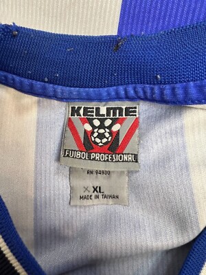 Maillot Vintage Kelme Malaga CF Domicile 1999-2001, Taille XS, Multicolore