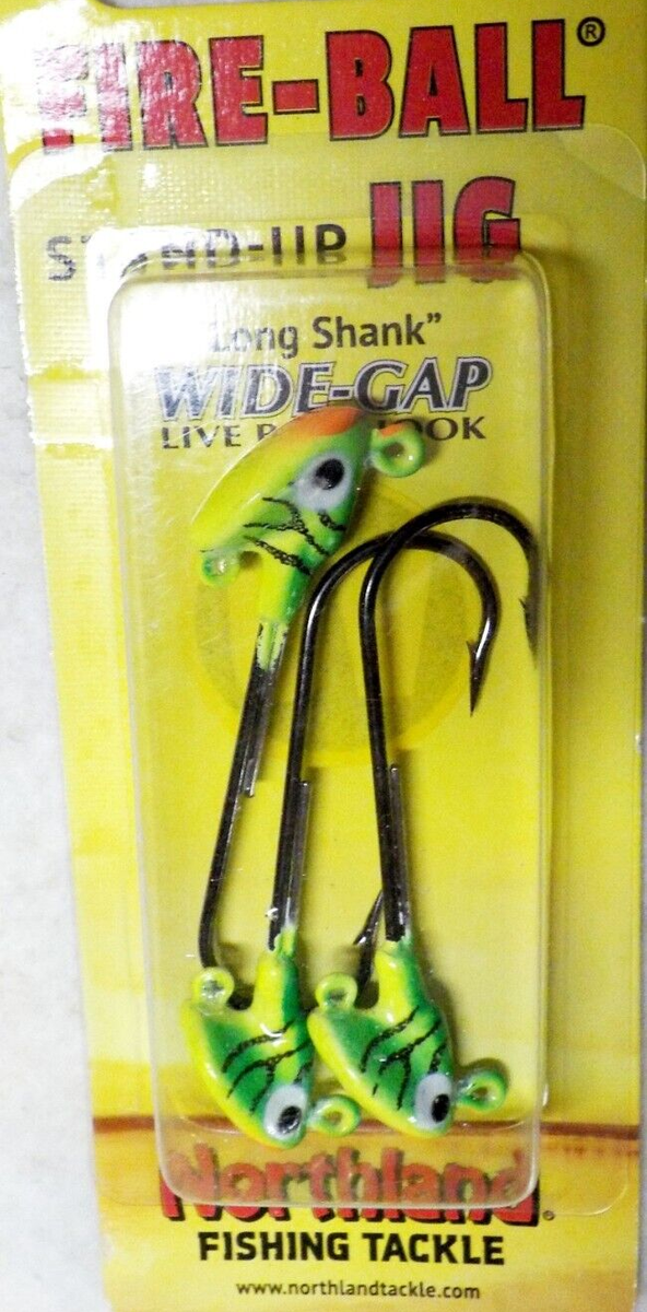 NORTHLAND TACKLE FIREBALL STAND UP WALLEYE BASS JIGS FISHING LURE