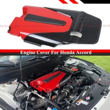 FOR 18-2022 10TH GEN HONDA ACCORD 1.5T RED BLACK TYPE-R STYLE ENGINE VALVE COVER