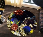3D Animal Striped Fish N13145 Game Rug Mat Round Elegant Photo Carpet Mat Romy