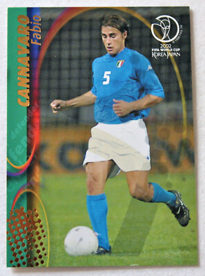 PANINI Soccer Trading Card FABIO CANNAVARO ITALY No. 69 World Cup 2002 RARE