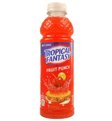 Tropical Fantasy Fruit Punch Premium Juice Cocktail, 20 Oz