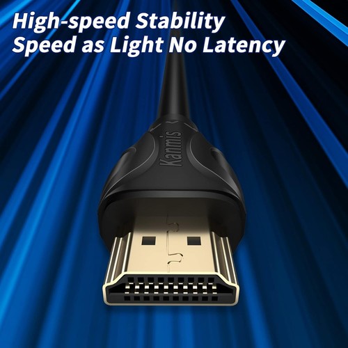 4K HDMI Cable 120ft, High Speed Hdmi Cables (HDMI2.0,18Gbps,1080P) - Picture 3 of 11