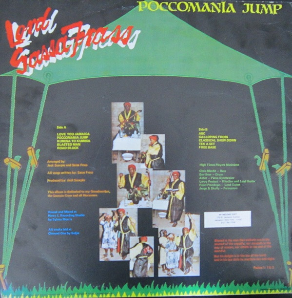 ジャマイカLP Lord Sassafrass Poccomania Jump BSLP101 Black Scorpio /00250 Lord Sassa Frass – Poccomania Jump – Vinyl (LP, Album), 1985