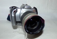 Canon EOS 300V SLR Foto Apparat Silber Voigtländer 4.2-6.5 28-210 Objektiv 21213