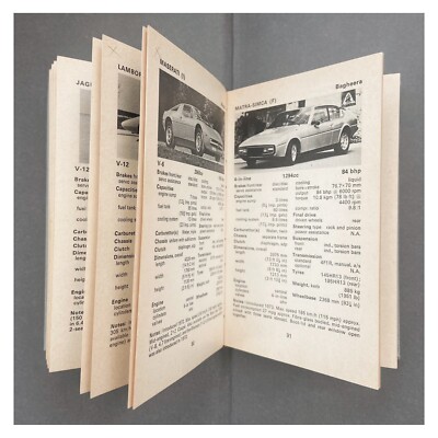 1970 THE OBSERVER S BOOK OF AUTOMOBILES by Olyslager Organisation classic cars.