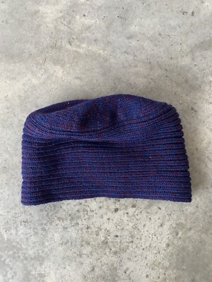 Vintage Patricia Underwood Purple Blue Wool Knit Turban Hat OS One Size Vintage Patricia Underwood Purple Blue Wool Turban Hat OS  main image 4