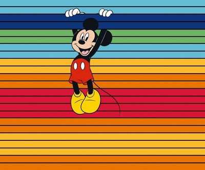 Komar | Vlies Fototapete | Mickey Magic Rainbow | Größe 300 x 250 cm