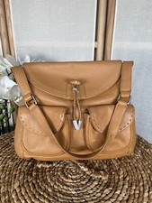 Radley genuine leather camel vintage handbag hobo bag