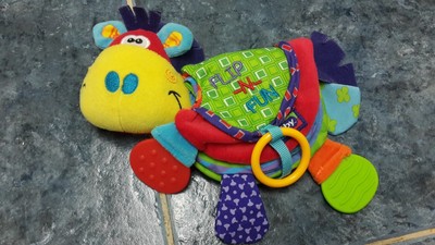 nuby flip flop teether book