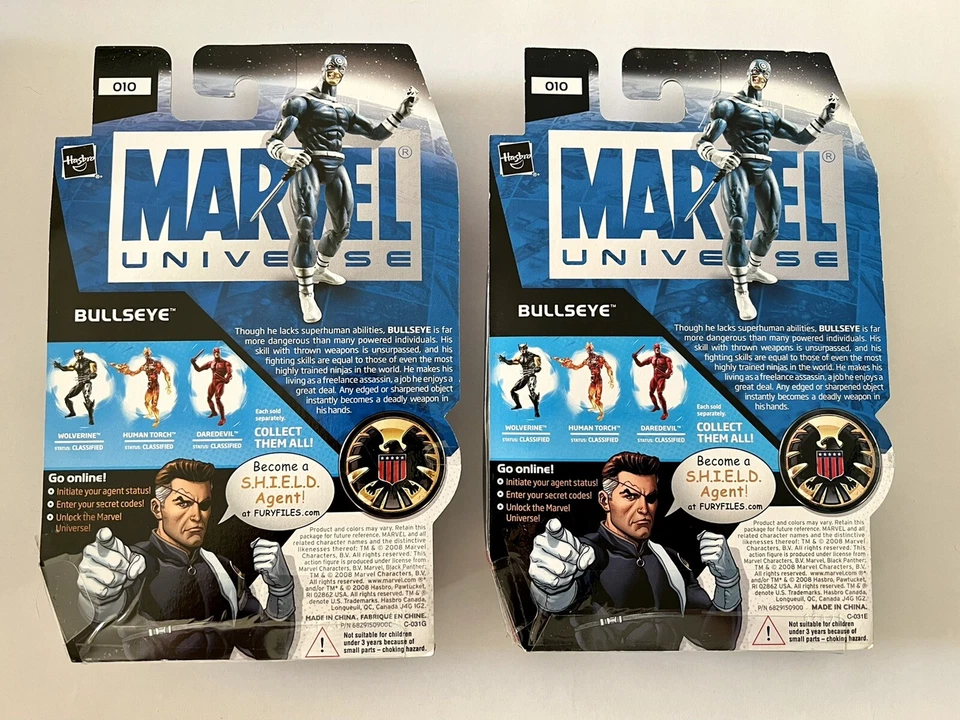 Marvel Universe 3.75” Bullseye Serie 1 #010 AZUL OSCURO Y CLARO Variantes NUEVO Foto 2 de 4