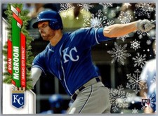 2020 Topps Holiday RC Rookie Ryan McBroom #HW86 Kansas City Royals