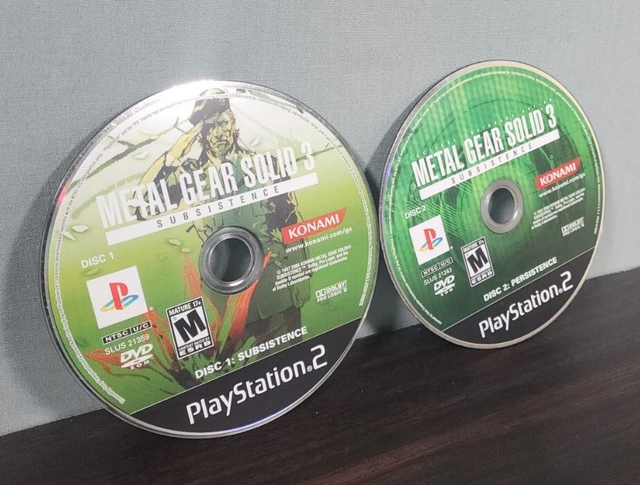 Metal Gear Solid 3: Subsistence (Sony PlayStation 2 PS2, 2006) TESTED WORKING  - Image 2 of 4