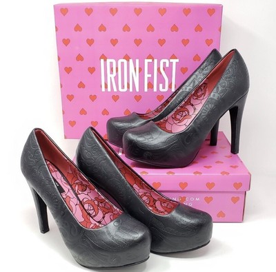 iron fist platform heels