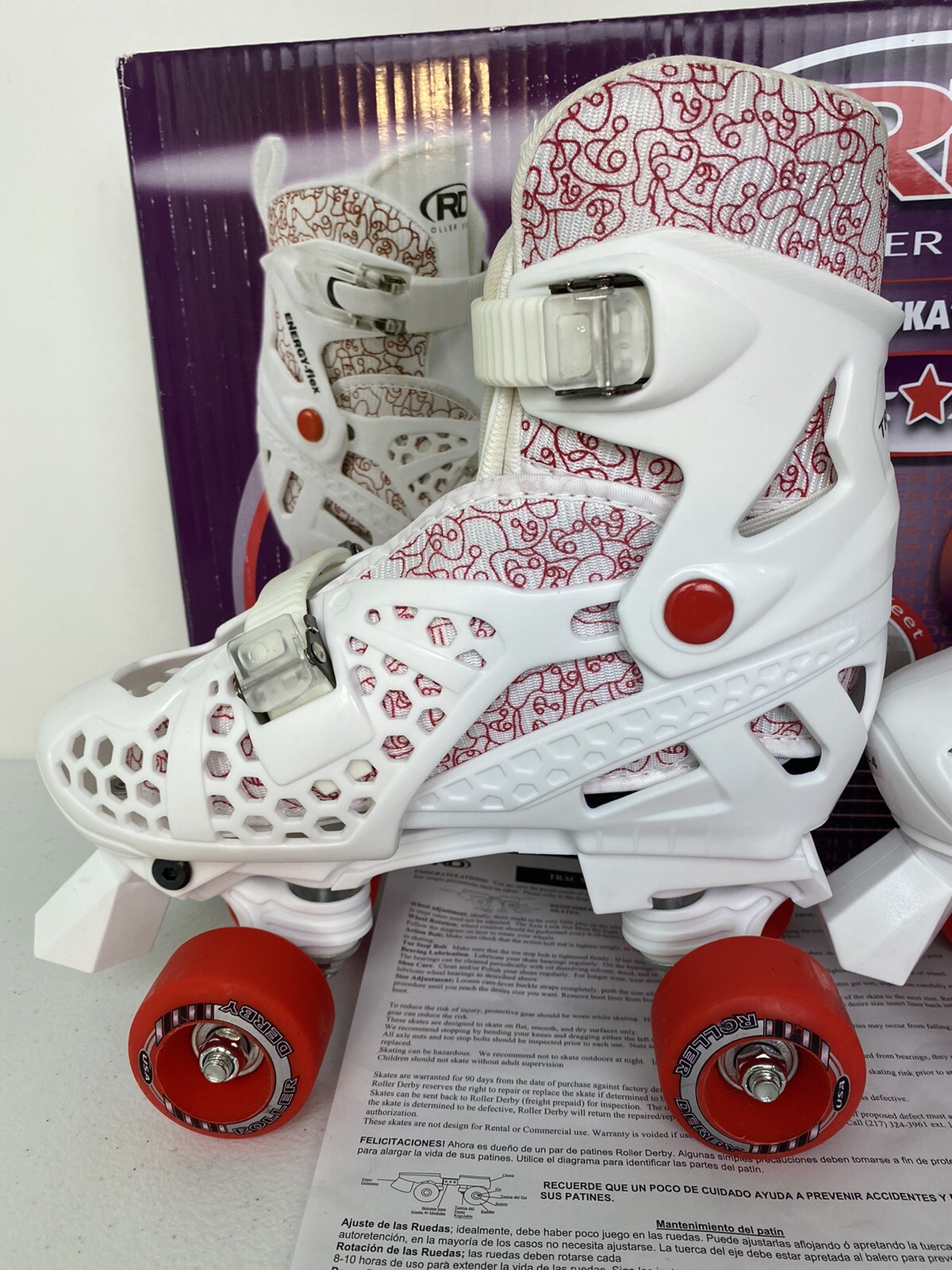 Roller+Derby+Girl27s+Trac+Star+Adjustable+Roller+Skate for sale online