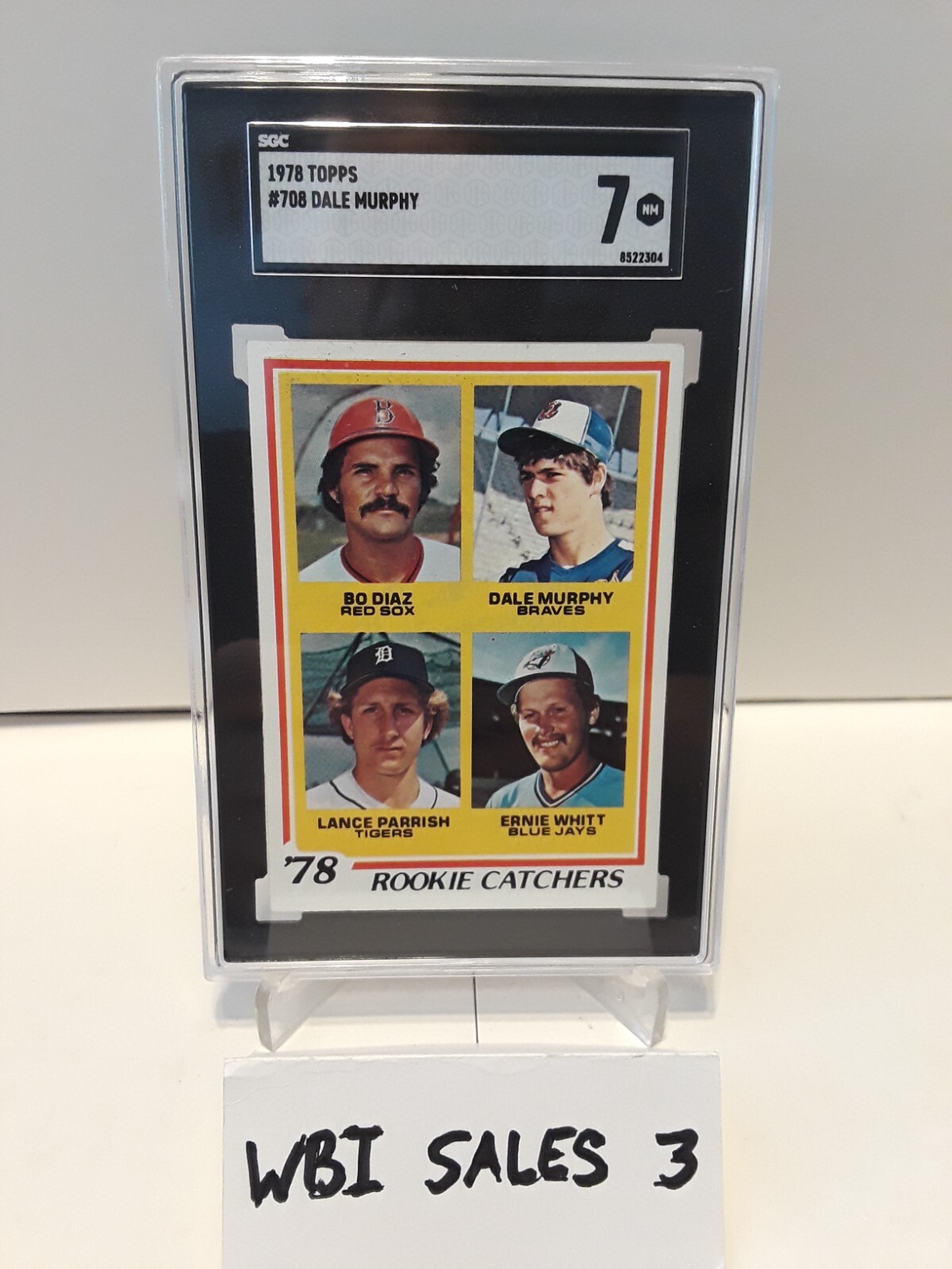 1978 Topps Dale Murphy Rookie Atlanta Braves # 708 SGC Graded 7