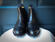 Meermin 8.5-D US Black Mens Chelsea Dress Boots