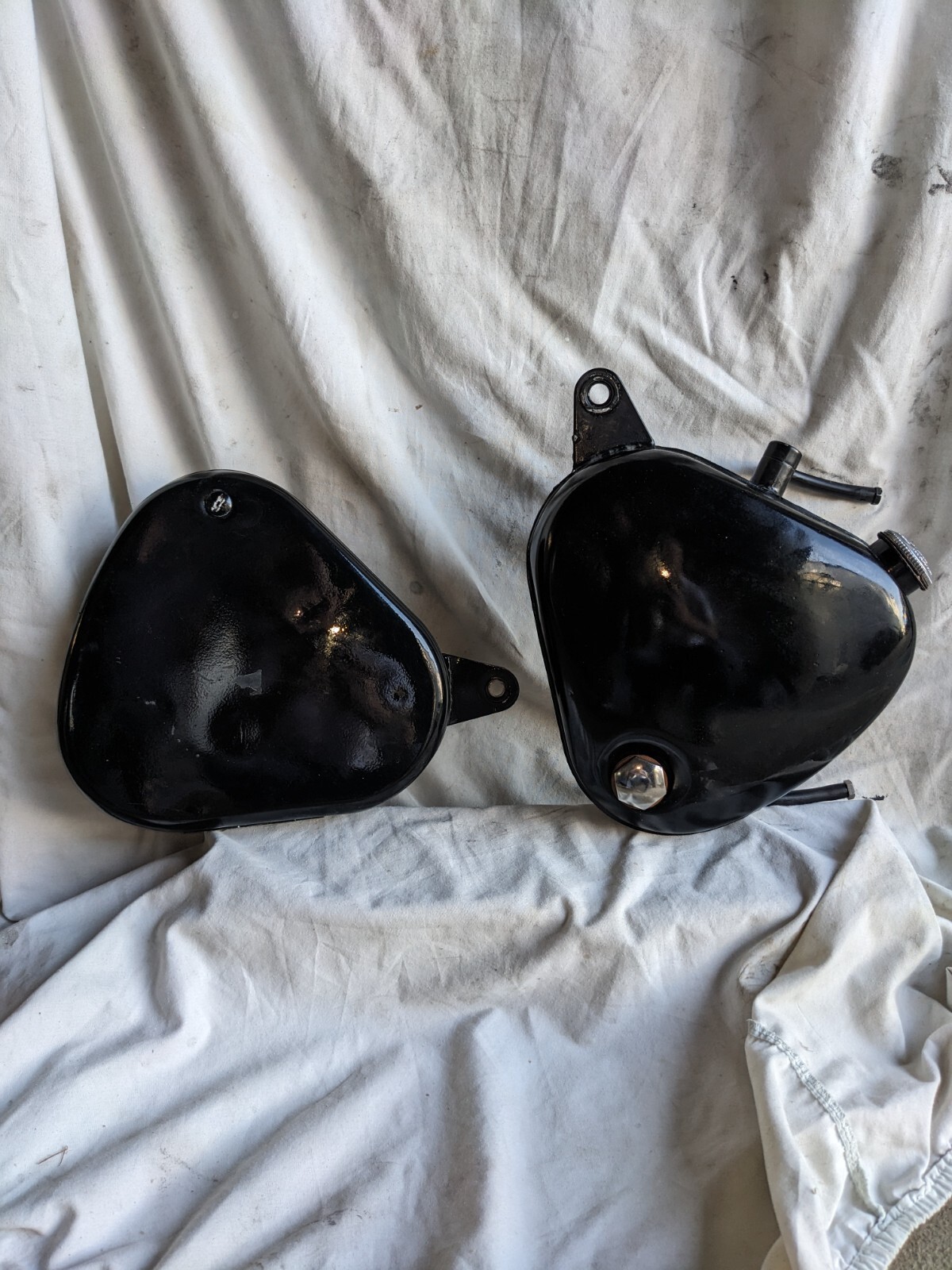 BSA A10 oil tank and tool box eBay