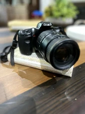 Minolta Maxxum 400si Film  Camera w/70-300mm Auto Focus SLR Lens. TESTED.