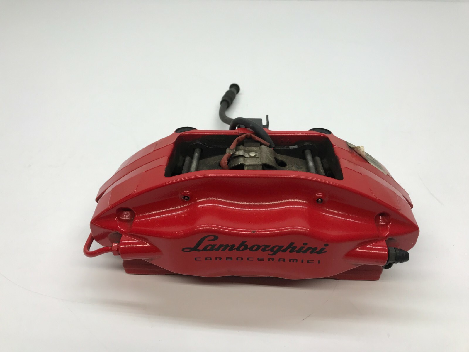 LAMBORGHINI HURACAN REAR LEFT DRIVER LH SIDE BRAKE CALIPER RED OEM 4T0615405J