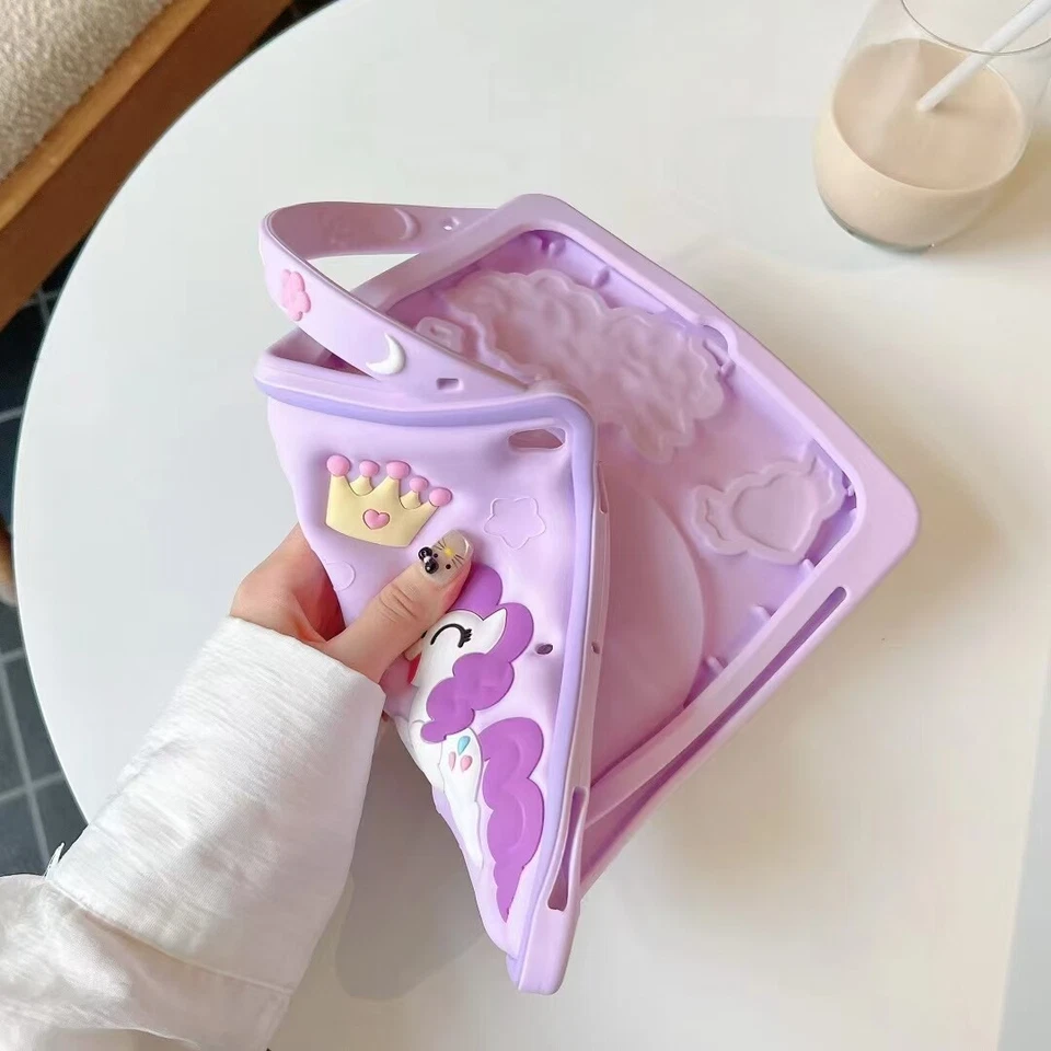 Kid Shockproof Handle Case Cover For iPad 10th 9 8 7 Air 1 2 3 4 11 Pro 11 2024 - Image 4 of 4