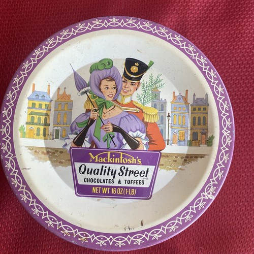 Grande boite à bonbons Mackintosh's Quality Street années 1930 - 1950