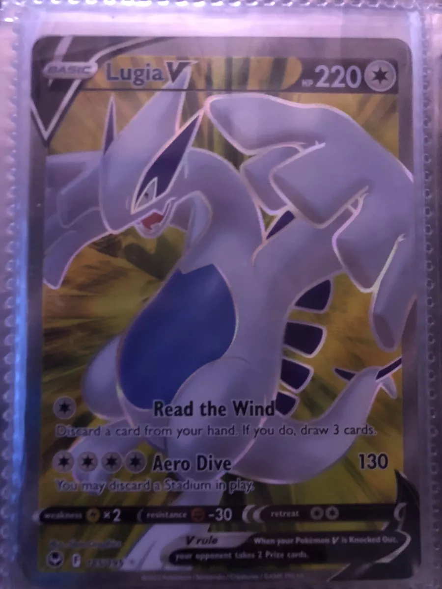 Lugia-V 185/195 in Portuguese Silver Tempest Pokémon TCG