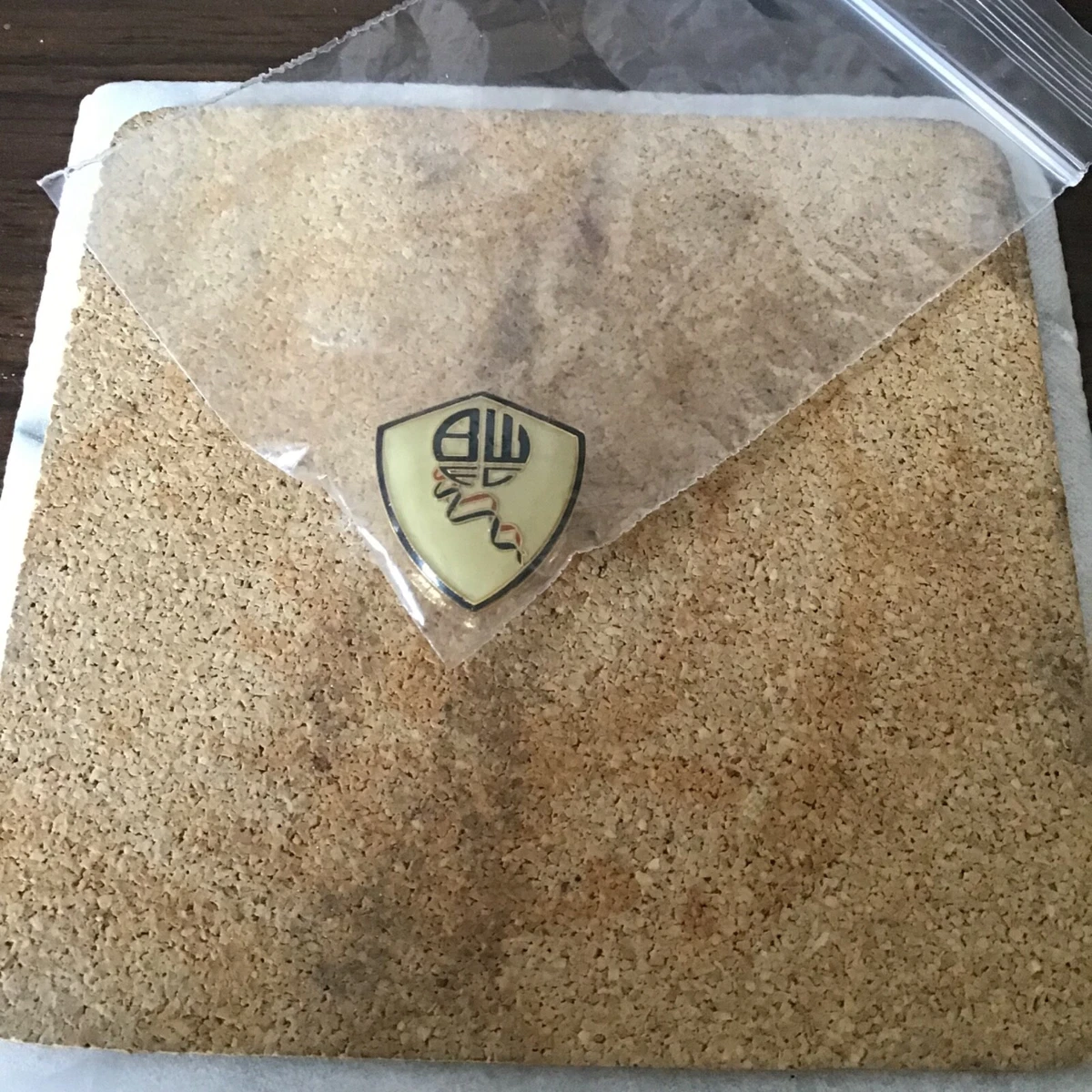 BOLTON WANDERERS FC Insigne type insert vintage broche