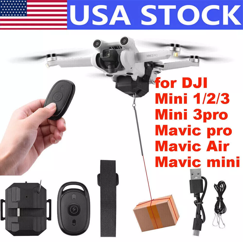 Skrøbelig største Betinget For DJI Mini 2 3 / 3 Pro /SE Mavic Air Accessories Airdrop Dropper Thrower  Light | eBay