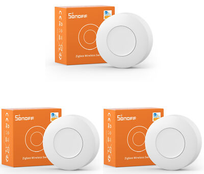 1/2/3 PCS SONOFF SNZB-01P Zigbee 3.0 Wireless Smart Switch,for Alexa,Google Home