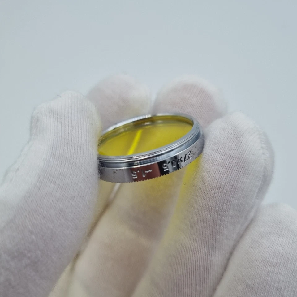 Yellow 27 mm 27x0.5 -1.5 vintage filter #034 - Image 2 of 2
