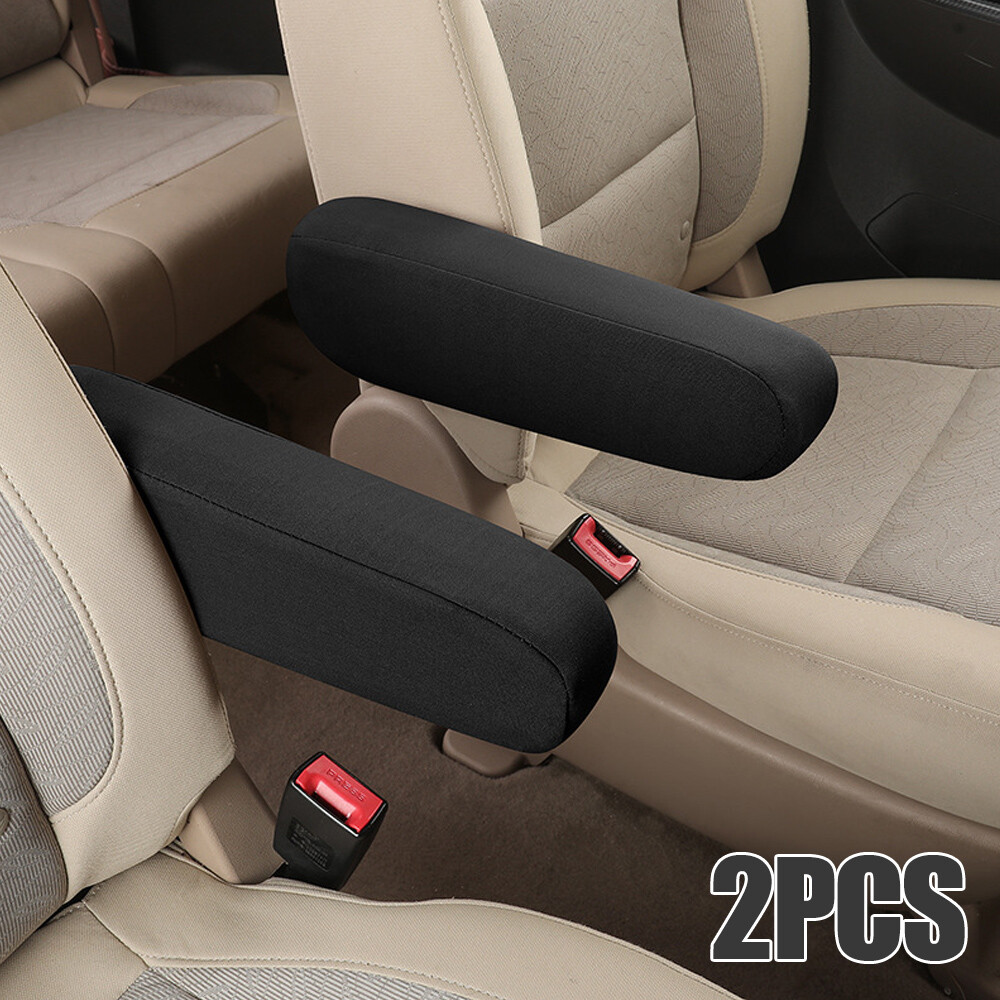 2Pcs Universal Car Seat Armrest Cover Protector Accessory-image