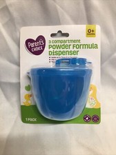 Baby Formula Dispenser Parent's Choice 3 Compartment Powder