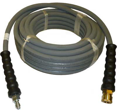 #ad #ad High Pressure 4000 PSI 3 8quot; x 50 FT Rubber Braided Washer Hose with Couplers $122.99