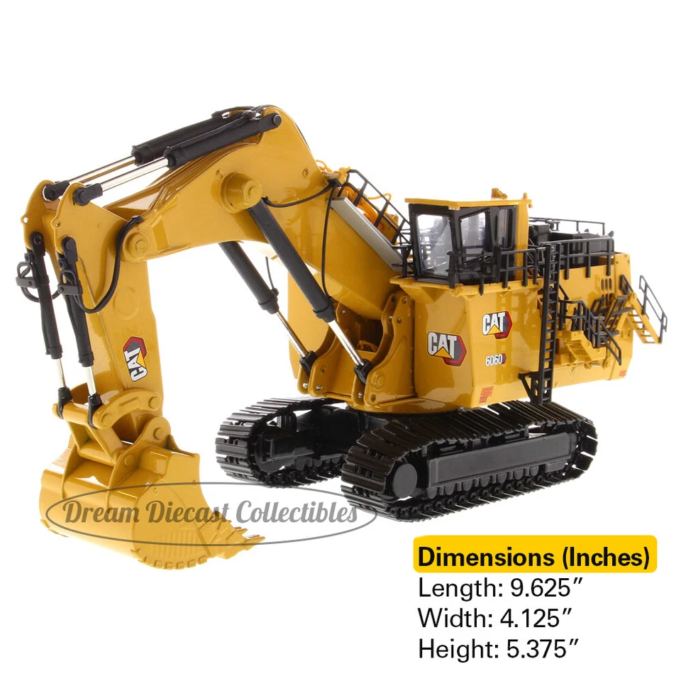 Pá hidráulica de mineração diecast masters 85651 escala 1:87 HO CAT CATERPILLAR 6060 - Imagem 2 de 4