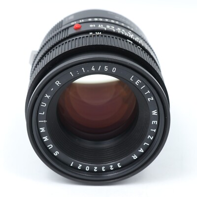 LEICA LEITZ WETZLAR SUMMILUX-R 50mm f/1.4 Lens + Lumix R Mount
