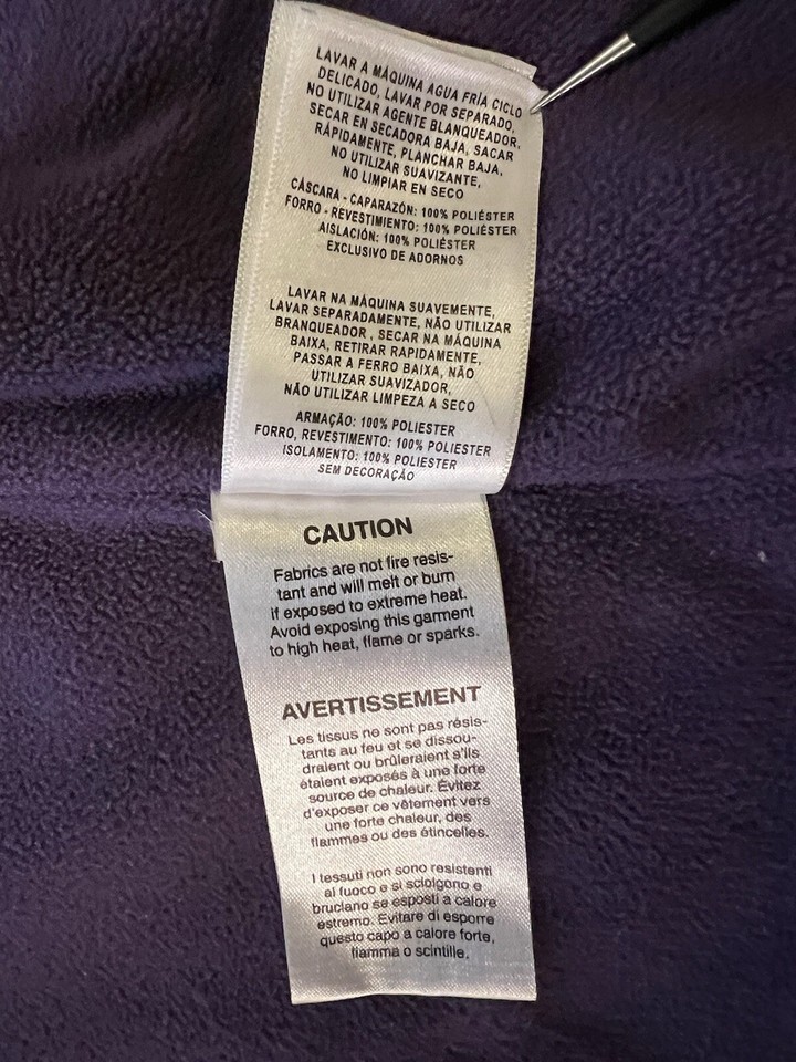 Columbia Women’s Puffer Vest Purple Lightweight Pockets Outdoor Hiking