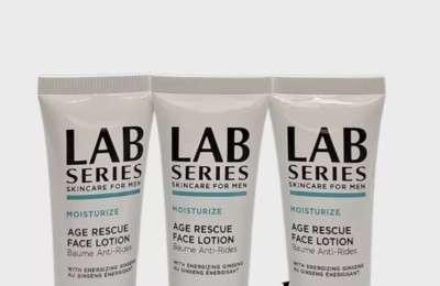 3 Pack Lab Series Moisturize Age Rescue face lotion energizing ginseng 20ml each