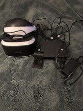 PS4 VR Headset, Used Once, Colors White And Black