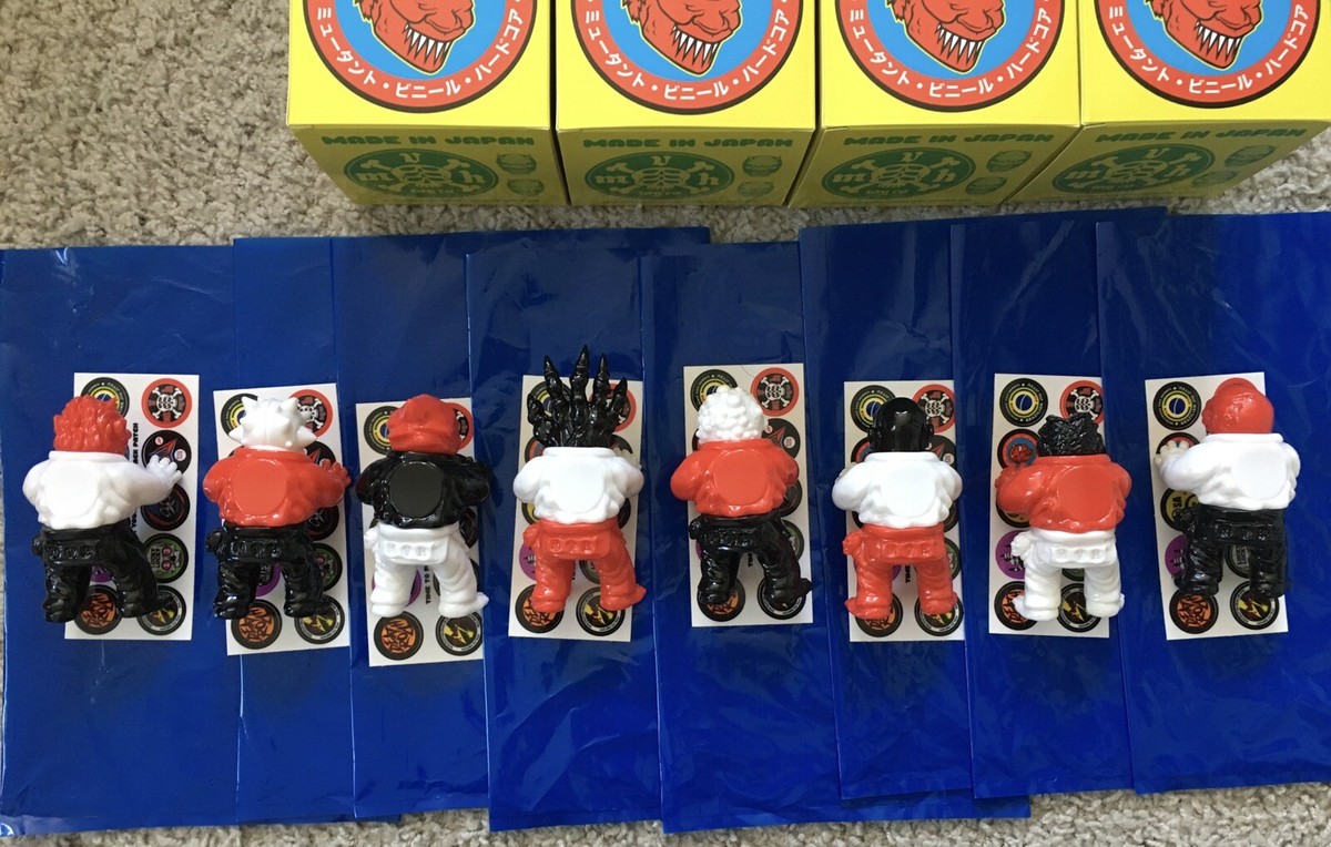 Mutant Vinyl Hardcore BJJ Fighters Set Of 8 Jiu Jitsu Sofubi MVH