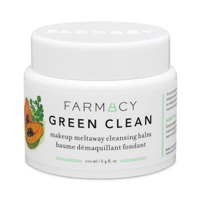 Farmacy Natural Cleansing Balm - Green Clean Makeup Remover Balm - Effortless...